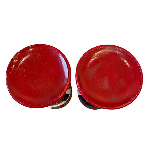 Martha Stewart Christmas Candle Holders 8.5in Santa & Snowman Holiday Decor New - Picture 12 of 16